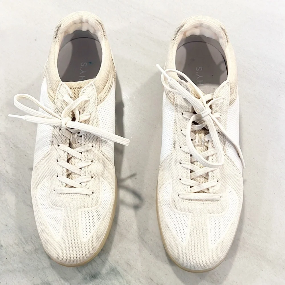 Rothy's Men's The RS01 Sneaker BONE Knitted Sneaker Size Men's 12